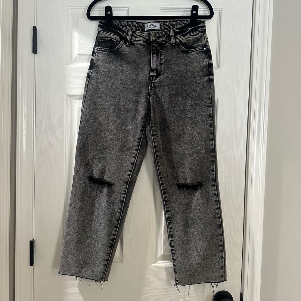 Women’s RSQ High rise straight leg black denim